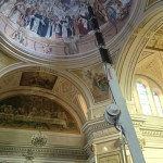 lavori di restauro interno chiesa