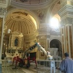 lavori all'interno di una chiesa in Padula (SA)